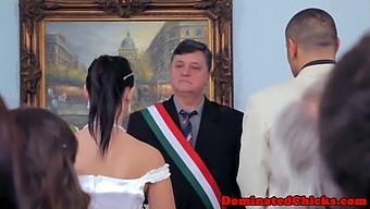 Seductive Bride Submits To Bdsm After Nuptials