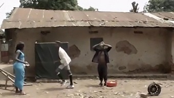 African Men With Big Cocks In Interracial Action