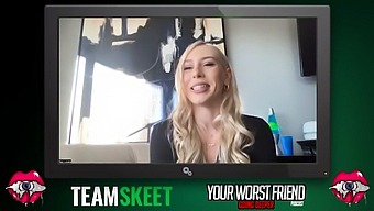 Kay Lovely'S Appearance In The Team Skeet'S "A Lovely Time Of Year" With Her Worst Friend As An Interviewee