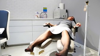 A Polish Fitness Trainer Satisfies A Client'S Foot Fetish