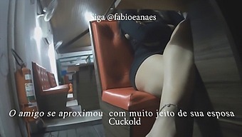 A Mischievous Married Woman Goes On A Date, Indulging In A Sugary Treat Before Being Joined By Her Friend With A Large Member For A Cuckold Encounter, All Caught On Camera.
