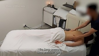 A Teen Waitress Receives An Unexpected Sensual Massage From A Male Visitor At A Spa